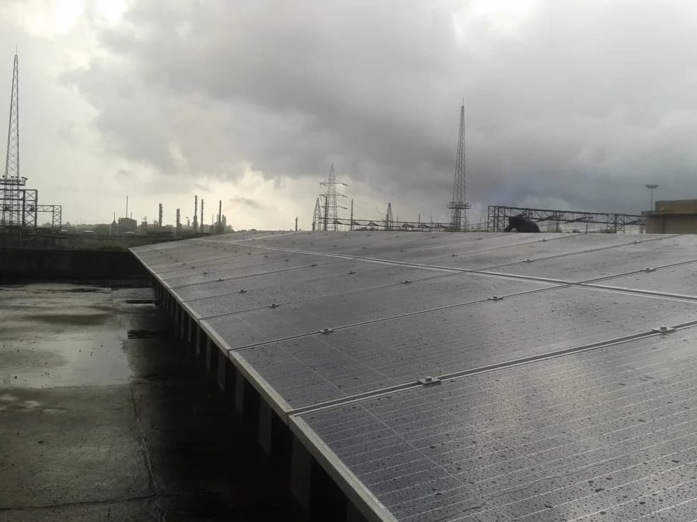 Industrial Substation Solar Plant