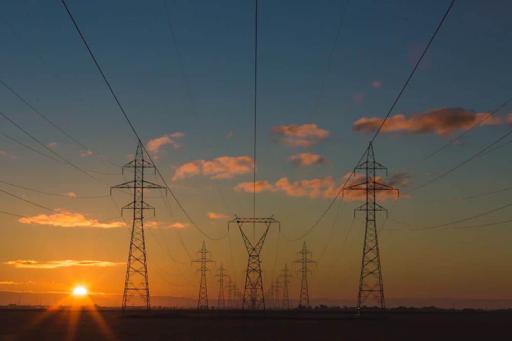 EHV substation support structures and lightning protection grids